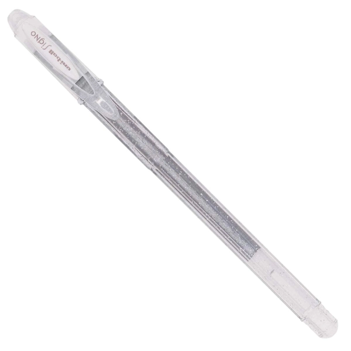 Caneta gel Sparkling Signo 0.7mm UM-120SP - Prata - Uni-Ball