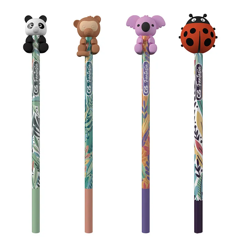 Lápis preto fantasia Abraçadinhos - unidade - Cis