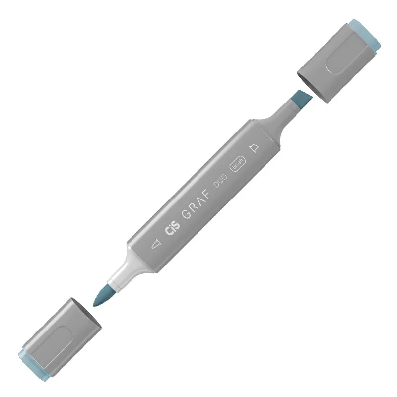 Caneta marcador artistico Graf Duo Brush - (BG5) - Blue Grey - Cis