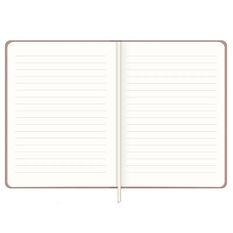 Caderneta capa dura pautada 1/8 Fitto 80 folhas Cambridge Café - Tilibra