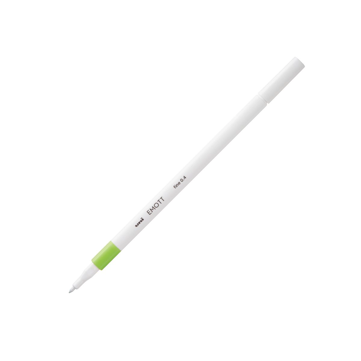 Caneta hidrografica Emott fine 0.4mm PEMSY5 - Verde Claro - Uni-ball