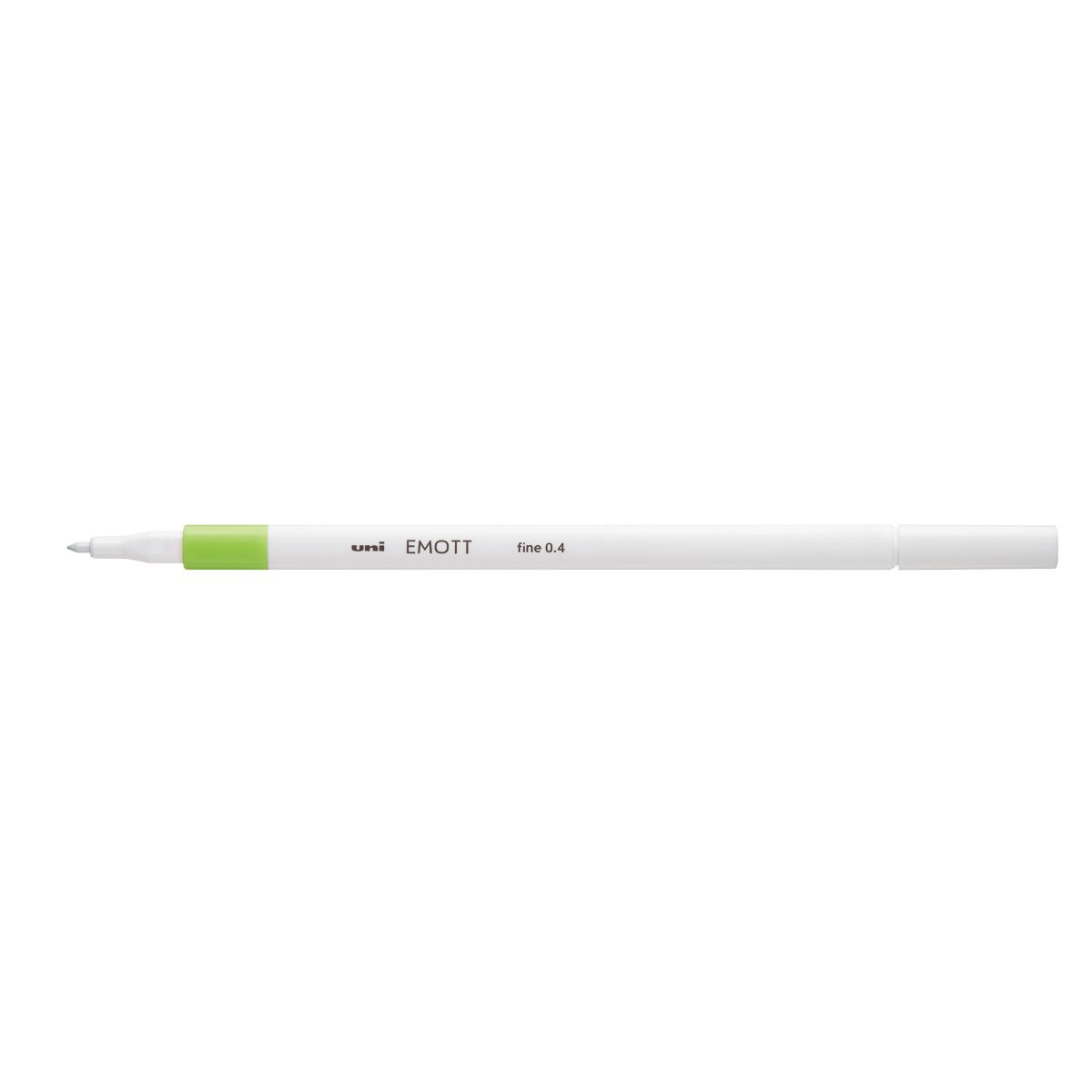 Caneta hidrografica Emott fine 0.4mm PEMSY5 - Verde Claro - Uni-ball