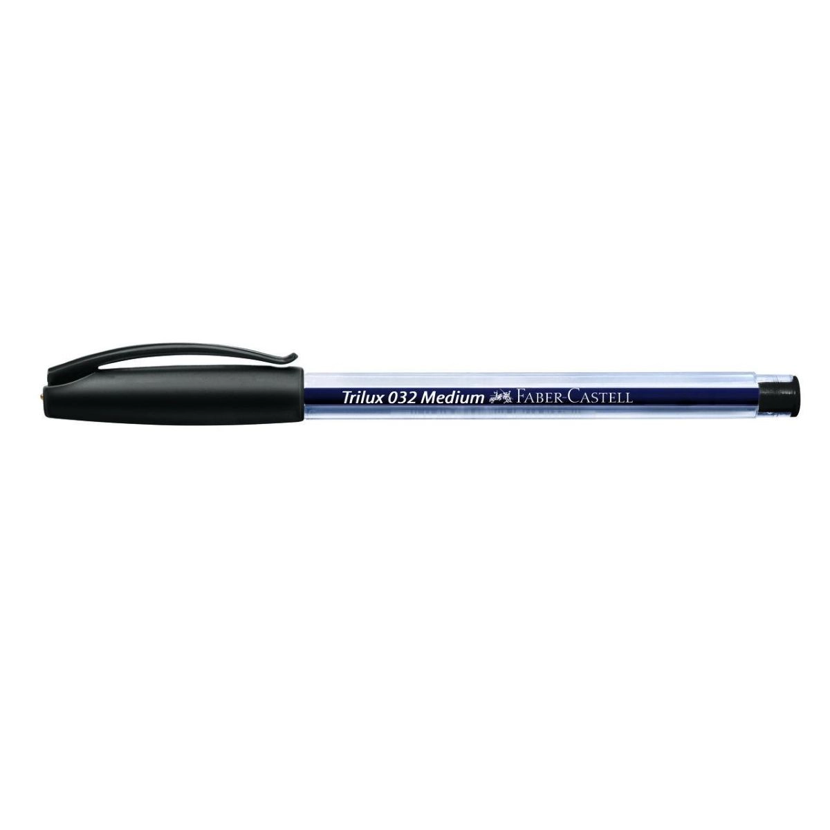 Caneta esferográfica 1.0 Trilux Azul/Preto/Vermelho SM/032 com 3 unidades - Faber-Castell