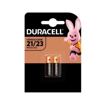 Pilha alcalina mini MN21 / A23 12V com 2 unidade - Duracell