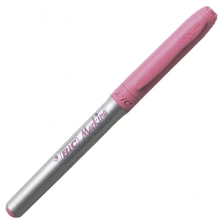 Pincel marcador permanente Marking Rosa Pastel 971145 - Bic