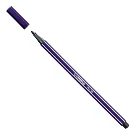 Caneta hidrográfica Ponta Sintética - 68/22 - Azul Turquesa - Stabilo