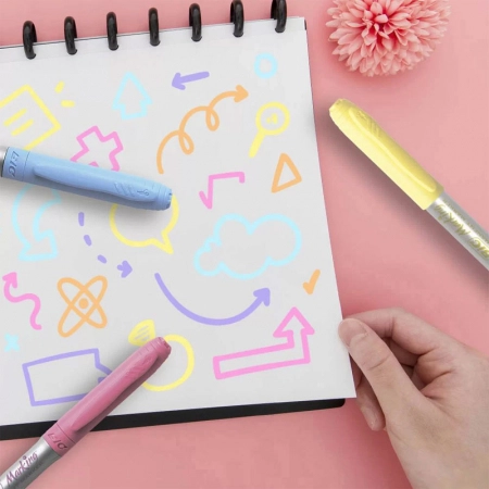 Pincel marcador permanente Marking Lilás Pastel 971146 - Bic