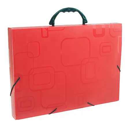 Maleta com alça Dellofine ofício - vermelha - 2152.U - Dello