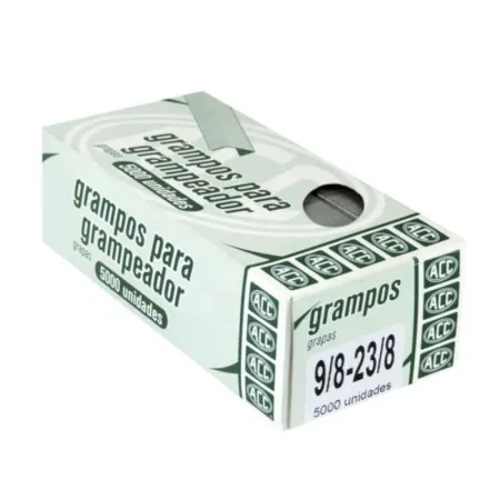 Grampo galvanizado 23/8 - 9/8 - com 5000 unidades - ACC