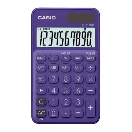 Calculadora de bolso 10 digitos SL-310UC-PL Roxa - Casio