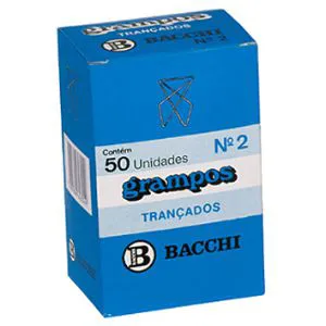 Grampo trançado galvanizado TR2 - com 50 unidades - Bacchi