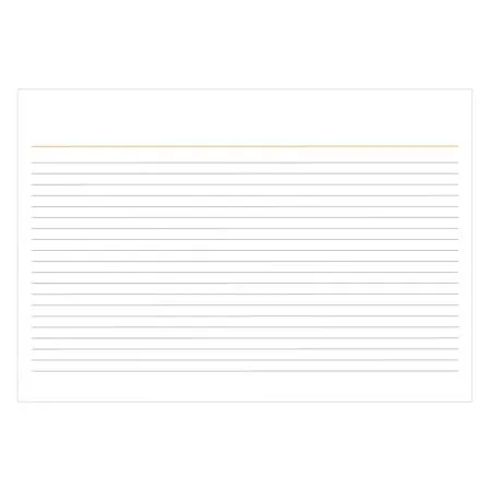 Ficha pautada 4x6 pacote com 100 folhas - Tilibra