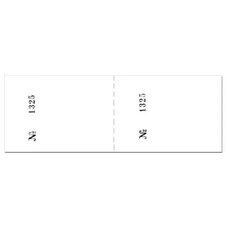 Numerário 2 corpos - bloco com 100 folhas - São Domingos