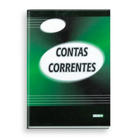 Livro conta corrente 1/4 - com 50 folhas - São Domingos
