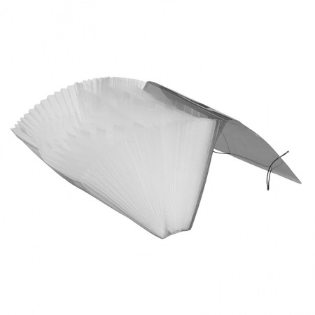 Pasta sanfonada A4 com 31 divisões Fumê - Polibras