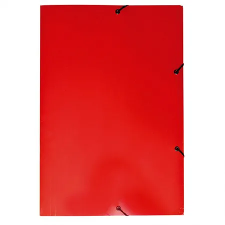 Pasta com aba elástico ofício - Duplex - vermelho - 0199.U - Dello