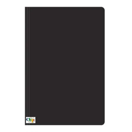 Pasta duplex com grampo ofício - preta - ClipColor