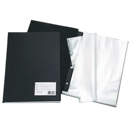 Pasta catálogo ofício preto c/ visor 100 envelopes 194 - Dac
