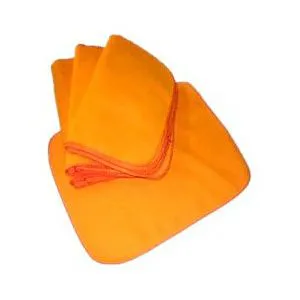 Flanela de algodão laranja 28x58 - Caebitex
