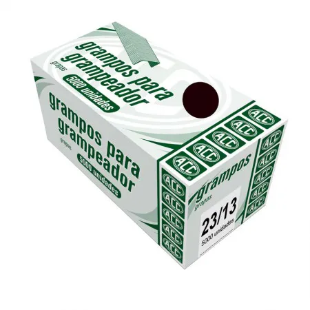 Grampo galvanizado 23/13 - com 5000 unidades - ACC