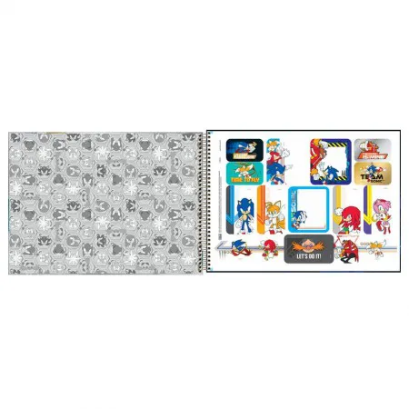 Caderno espiral capa dura cartografia 80 folhas Sonic - Tilibra
