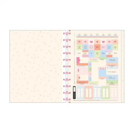 Caderno universitário Tilidisco 10x1 160 folhas Soho - Tilibra