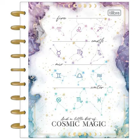 Caderno colegial Tilidisco 10x1 160 folhas Magic - Tilibra