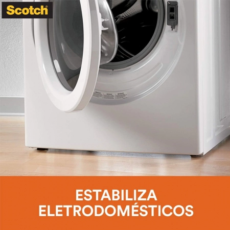 Protetor antideslizante Scotch redondo preto Grande 9 unidades - 3M