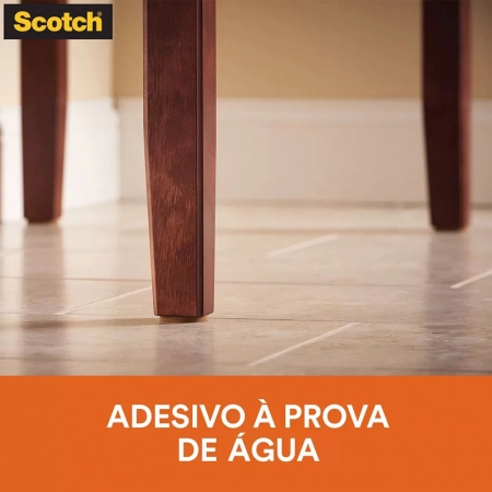 Protetor antideslizante Scotch redondo preto Grande 9 unidades - 3M