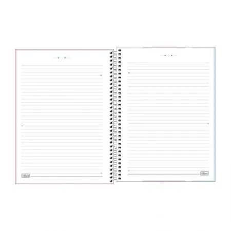 Caderno espiral capa dura universitário 16x1 256 folhas Happy - Tilibra