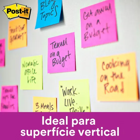 Bloco de notas super adesivas Post-it Orquídea 76x76mm 90 folhas - 3M