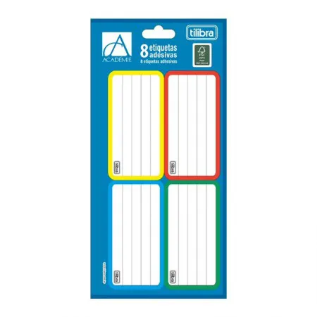 Etiqueta escolar Académie com 8 unidades - Tilibra