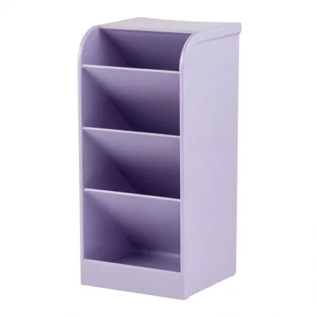 Organizador diagonal multiuso 4 divisões - lilás pastel - 10330019 - Waleu
