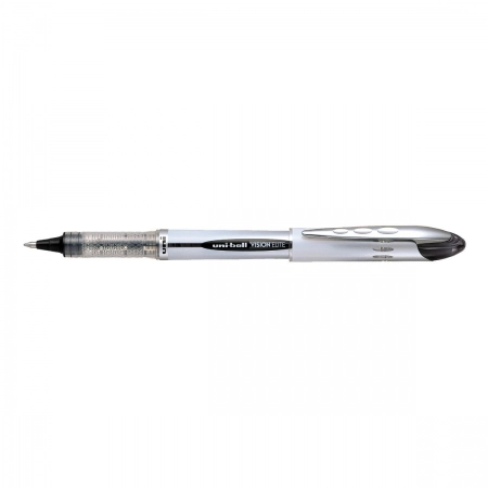 Caneta rollerball 0.8 Vision Elite UB-200 - Preta  - Uni-Ball