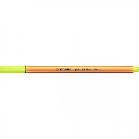 Caneta hidrográfica Fine Point 88/024 Amarelo Neon - Stabilo