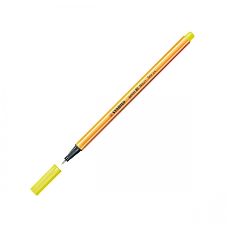 Caneta hidrográfica Fine Point 88/024 Amarelo Neon - Stabilo