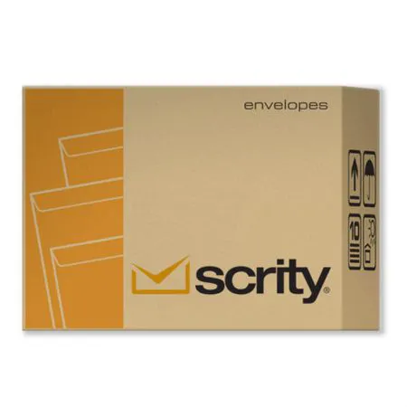 Envelope saco Kraft SKN034 240x340mm caixa com 250 unidades - Scrity