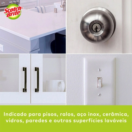 Super pano de chão Scotch-Brite roxo 49x59cm - 3M