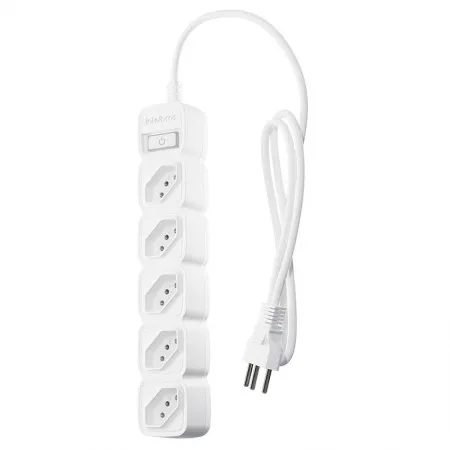 Protetor de linha com 5 tomadas Branco smart WI-FI EWS 305 - Intelbras