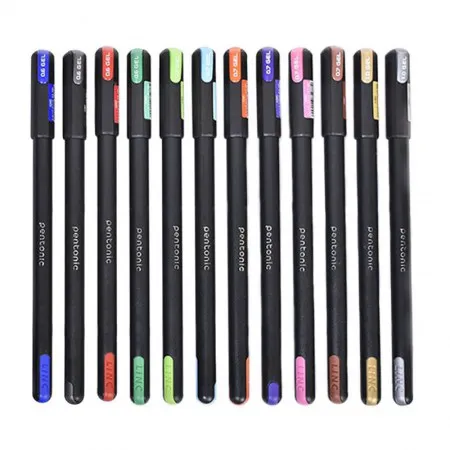 Caneta gel Pentonic com 12 cores - Cis