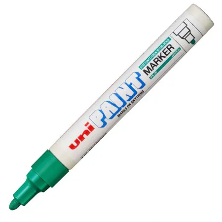 Pincel marcador permanente Paint Marker Verde PX-20 - Uni-Paint
