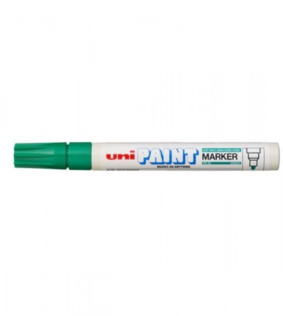 Pincel marcador permanente Paint Marker Verde PX-20 - Uni-Paint