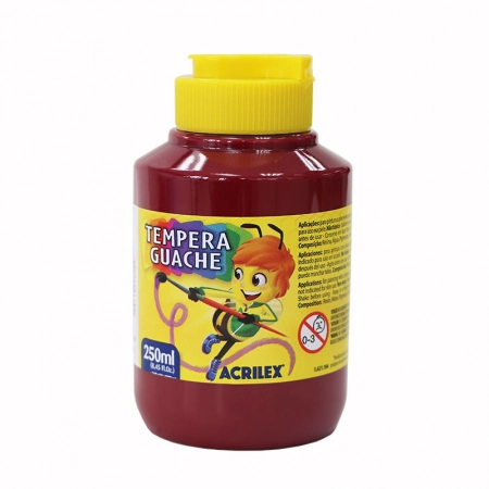 Tinta guache Vinho 250ml - 565 - Acrilex