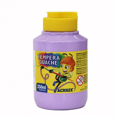 Tinta guache Lilás 250ml - 528 - Acrilex