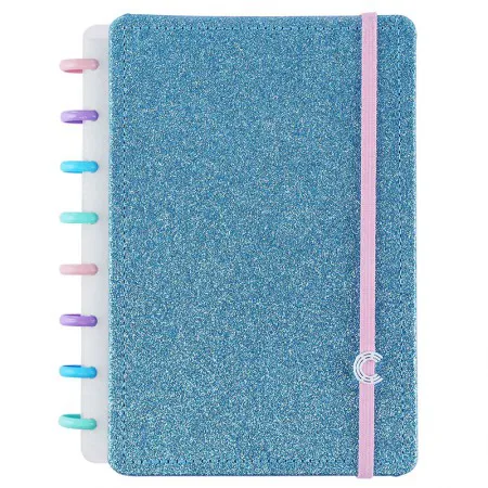 Caderno inteligente A5 Lets Glitter Ocean Blue - CIA52131