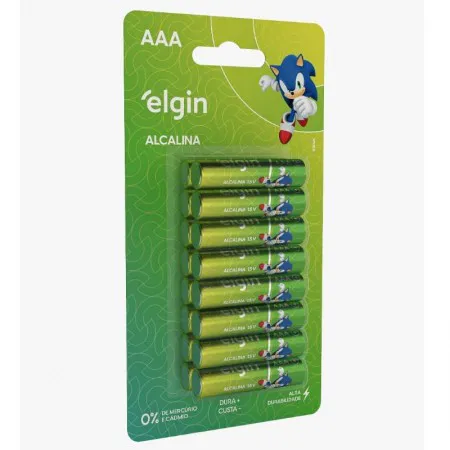Pilha alcalina palito AAA com 16 unidades - Elgin