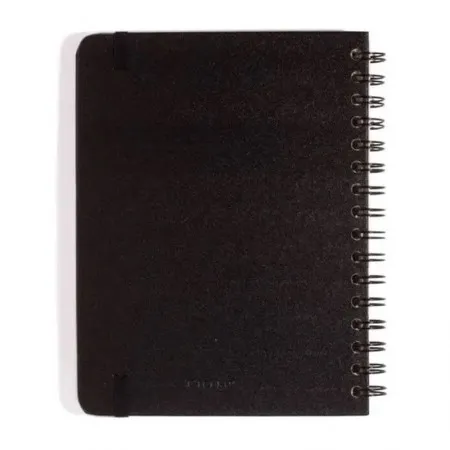 Planner espiral permanente A5 semanal Clássica Preto 2026 - Cicero