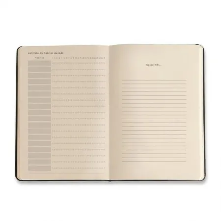 Planner caderneta permanente 14x21 Clássica Preta 0951 - Cicero