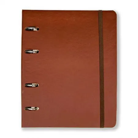Caderno argolado A5 office duo 80 folhas Clássica Café - Cicero