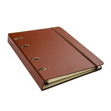 Caderno argolado A5 office duo 80 folhas Clássica Café - Cicero